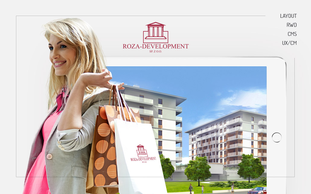 Strona internetowa dla Roza Development